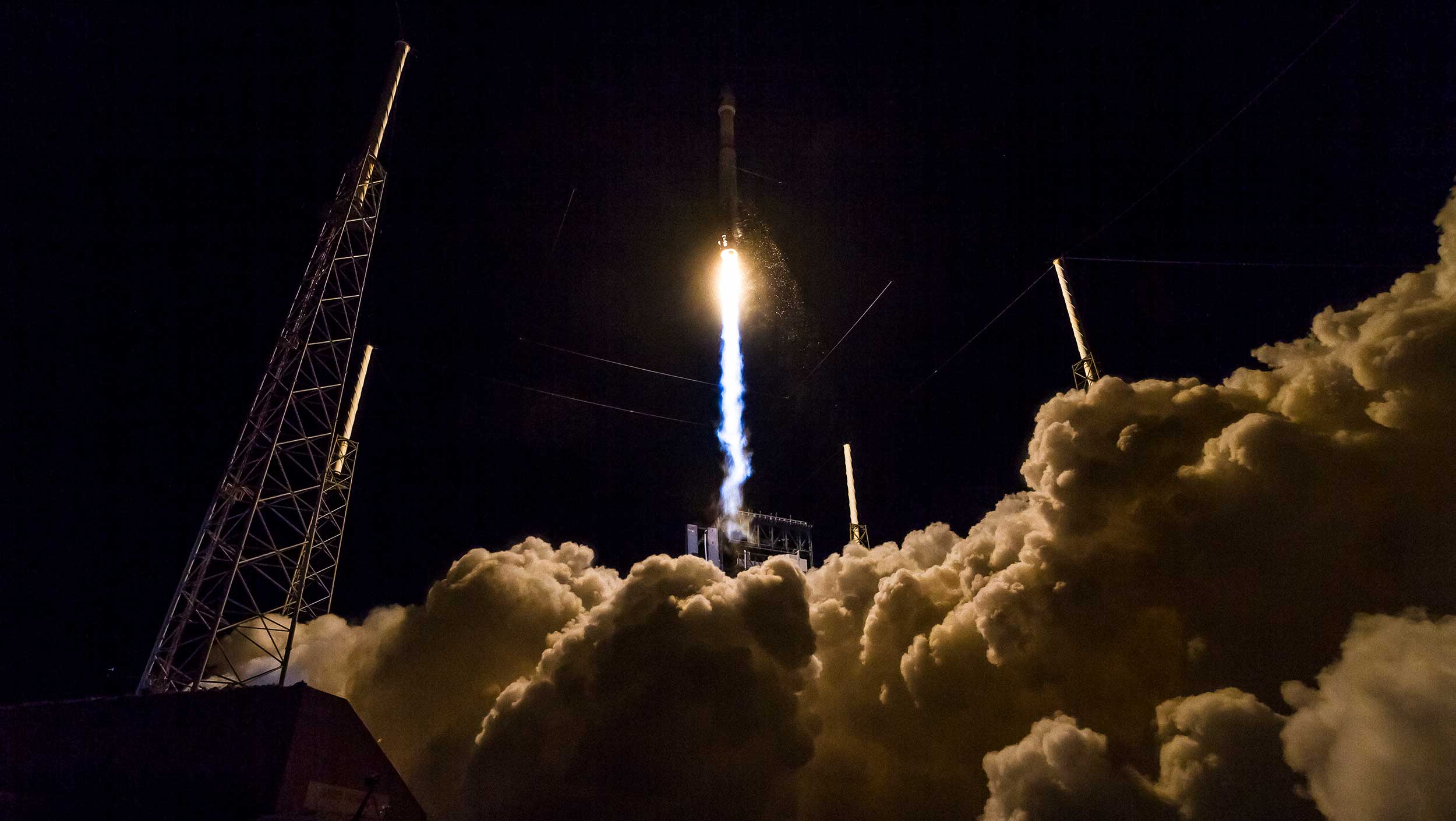 marquee-aviation-aerospace - Thomas Edison Electric This image shows a rocket taking off from an aerospace facility in Florida.