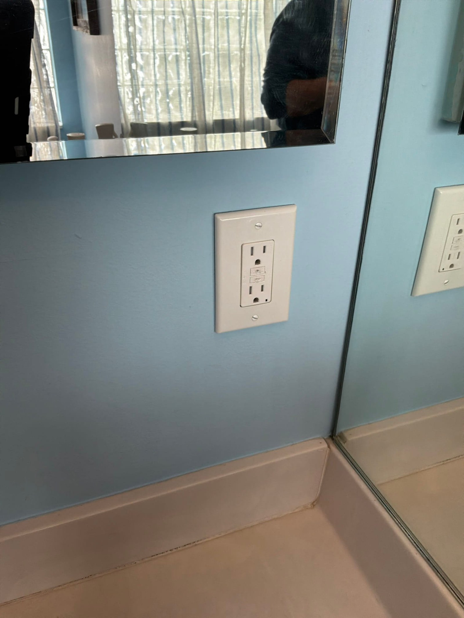 GFCI receptacle documented after the work on an Outlet/GFCI-Repair/Replace job in Jupiter, FL.