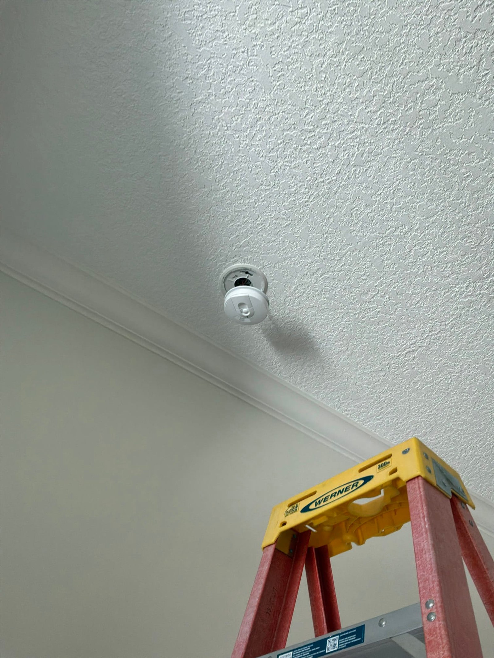 Smoke detector documented on a Smoke Detectors job in Jupiter, FL.